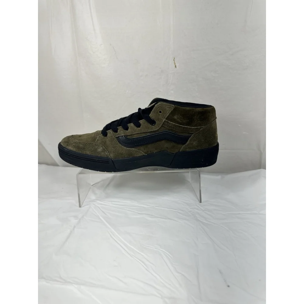 VANS Zahba Mid X Beatrice Domond Skateboarding Shoes Men's Size 7.5 Dark Olive